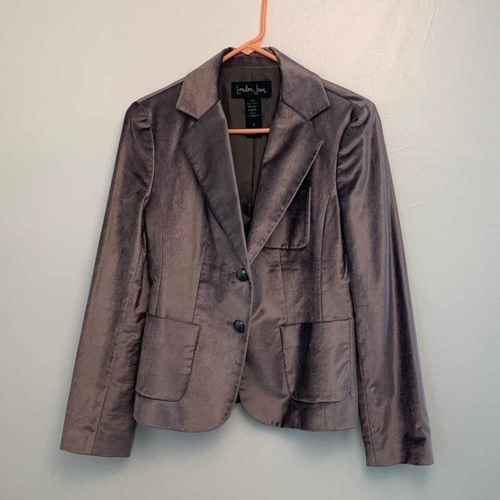 Velvet Blazer - London Jean